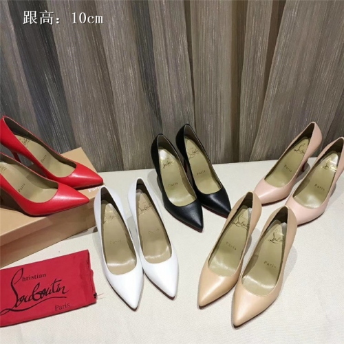 Replica Christian Louboutin CL High-heeled Shoes For Women #436805 $87.00 USD for Wholesale