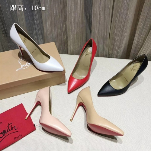 Replica Christian Louboutin CL High-heeled Shoes For Women #436807 $87.00 USD for Wholesale