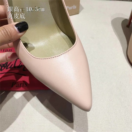 Replica Christian Louboutin CL High-heeled Shoes For Women #436812 $87.00 USD for Wholesale