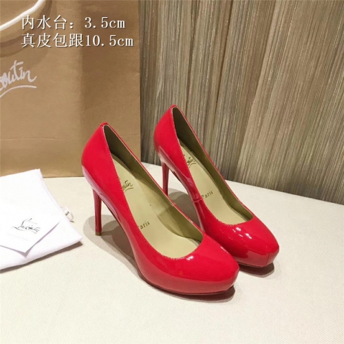 Replica Christian Louboutin CL High-heeled Shoes For Women #436814 $84.00 USD for Wholesale