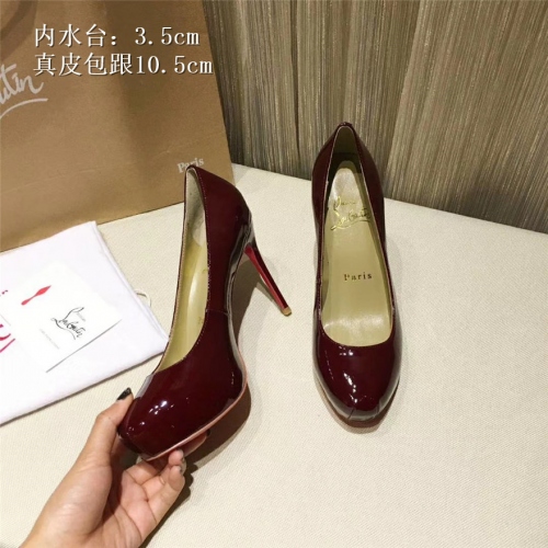 Replica Christian Louboutin CL High-heeled Shoes For Women #436816 $84.00 USD for Wholesale