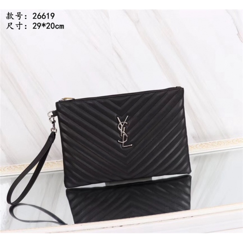 Yves Saint Laurent AAA Quality Wallets #444535 $86.50 USD, Wholesale Replica Yves Saint Laurent AAA Wallets