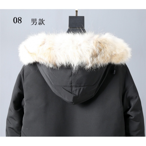 Replica Canada Goose Down Coats Long Sleeved For Men #445361 $276.00 USD for Wholesale