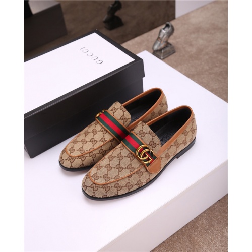 Gucci Leather Shoes For Men #477651 $82.00 USD, Wholesale Replica Gucci Oxfords Shoes