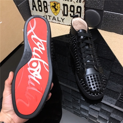 Replica Christian Louboutin CL High Tops Shoes For Men #477765 $85.00 USD for Wholesale