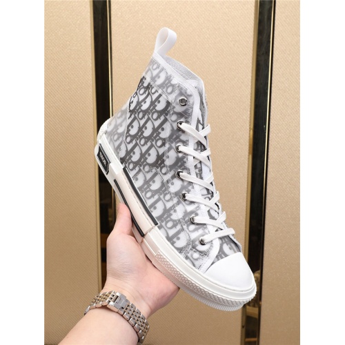 Replica Christian Dior CD High Tops Shoes For Men #478401 $80.00 USD for Wholesale