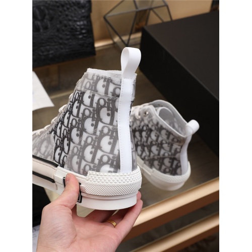 Replica Christian Dior CD High Tops Shoes For Men #478401 $80.00 USD for Wholesale