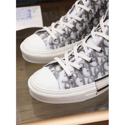 Replica Christian Dior CD High Tops Shoes For Men #478401 $80.00 USD for Wholesale