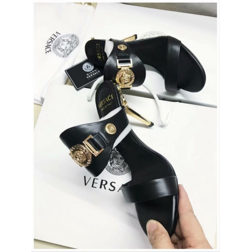 Replica Versace Fashion Slippers For Women #480906 $78.00 USD for Wholesale