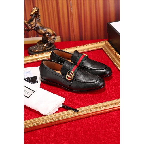 Gucci Leather Shoes For Men #481676 $78.00 USD, Wholesale Replica Gucci Oxfords Shoes