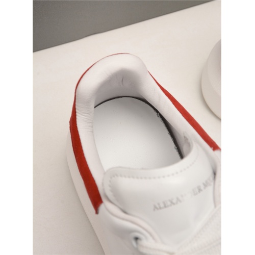 Replica Alexander McQueen Leather Shoes For Women #485004 $80.00 USD for Wholesale