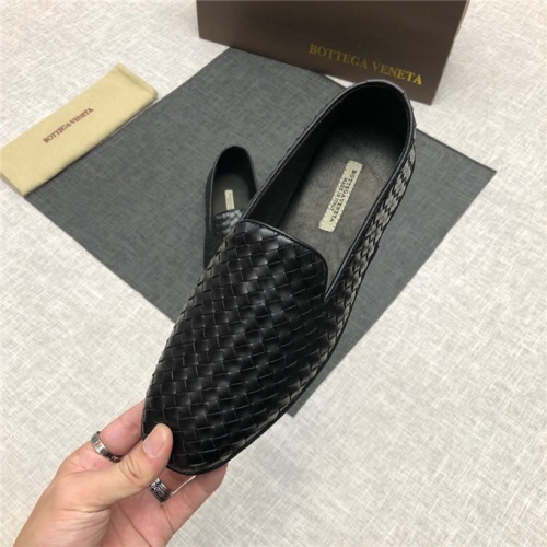 Bottega Veneta Leather Shoes For Men #486922 $85.00 USD, Wholesale Replica Bottega Veneta BV Leather Shoes