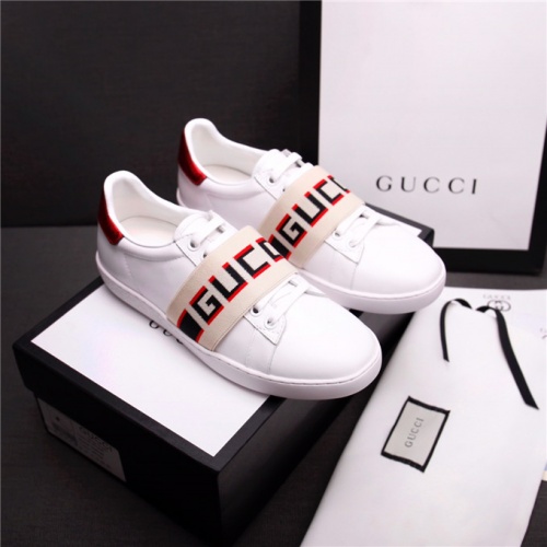 Gucci Casual Shoes For Men #487113 $75.00 USD, Wholesale Replica Gucci Casual Shoes