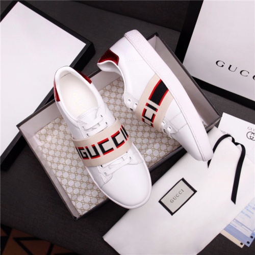 Replica Gucci Casual Shoes For Men #487113 $75.00 USD for Wholesale