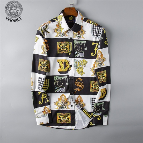 Versace Fashion Shirts Long Sleeved For Men #492209 $38.00 USD, Wholesale Replica Versace Shirts