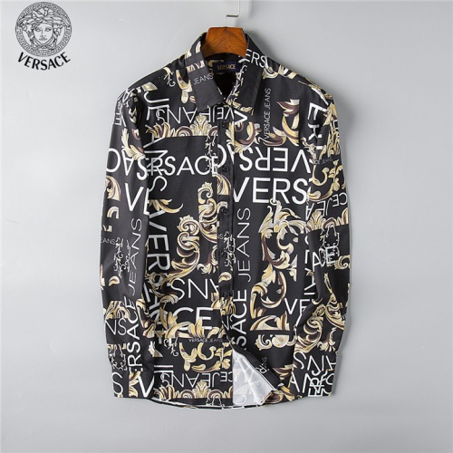 Versace Fashion Shirts Long Sleeved For Men #492216 $38.00 USD, Wholesale Replica Versace Shirts