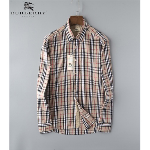 Burberry Shirts Long Sleeved For Men #492501 $36.50 USD, Wholesale Replica Burberry Shirts