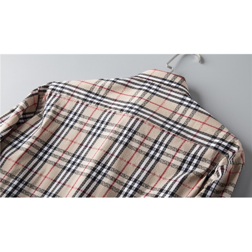 Replica Burberry Shirts Long Sleeved For Men #492501 $36.50 USD for Wholesale