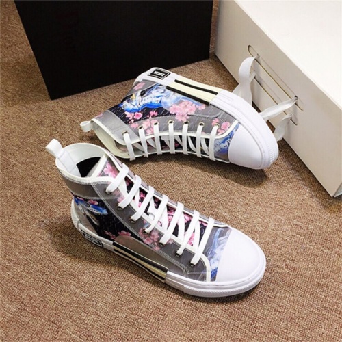 Christian Dior CD High Tops Shoes For Men #496863 $85.00 USD, Wholesale Replica Christian Dior High Top Shoes