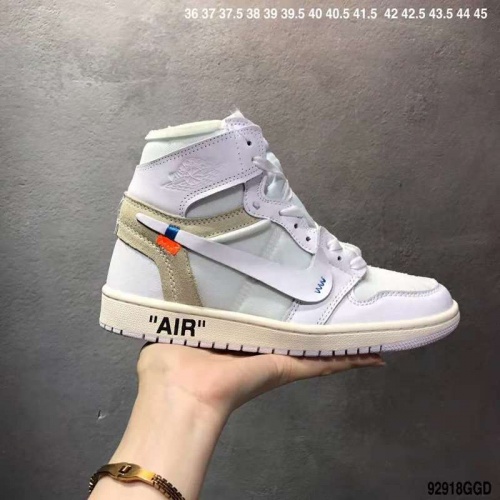 Replica Nike Air Jordan 1 & Off-White For Men #497440 $66.00 USD for Wholesale