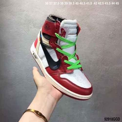 Replica Nike Air Jordan 1 & Off-White For Men #497441 $66.00 USD for Wholesale