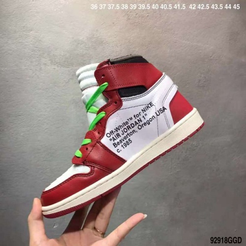 Replica Nike Air Jordan 1 & Off-White For Men #497441 $66.00 USD for Wholesale