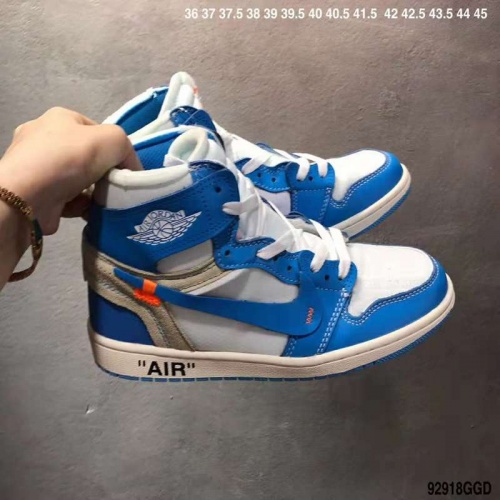 Replica Nike Air Jordan 1 & Off-White For Men #497442 $66.00 USD for Wholesale