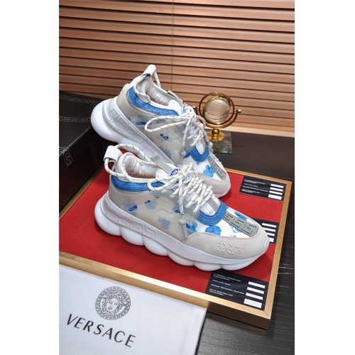 Versace Casual Shoes For Men #498665 $92.00 USD, Wholesale Replica Versace Casual Shoes