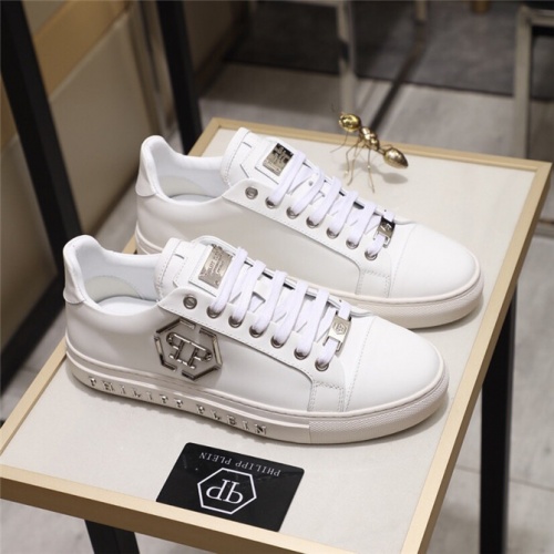 Philipp Plein PP Casual Shoes For Men #499034 $85.00 USD, Wholesale Replica Philipp Plein PP Casual Shoes