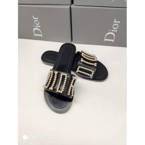 Christian Dior CD Slippers For Women #499969 $56.00 USD, Wholesale Replica Christian Dior Slippers