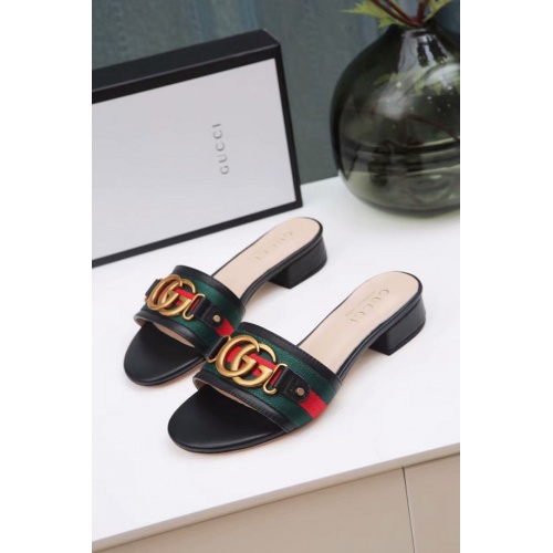 Replica Gucci Fashion Slippers For Women #500910 $65.00 USD for Wholesale