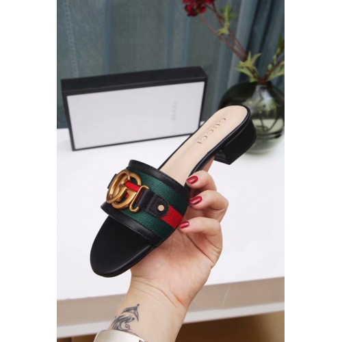 Replica Gucci Fashion Slippers For Women #500910 $65.00 USD for Wholesale