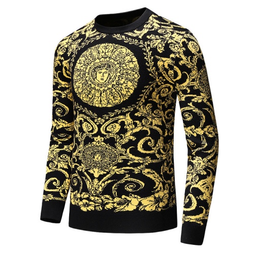 Versace Sweaters Long Sleeved For Men #501638 $44.00 USD, Wholesale Replica Versace Sweaters