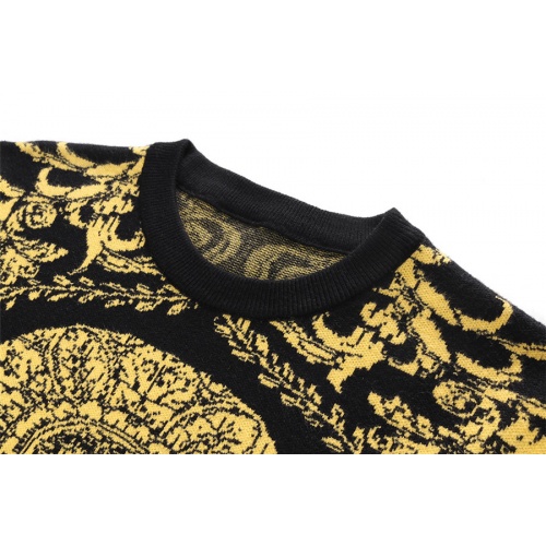 Replica Versace Sweaters Long Sleeved For Men #501638 $44.00 USD for Wholesale