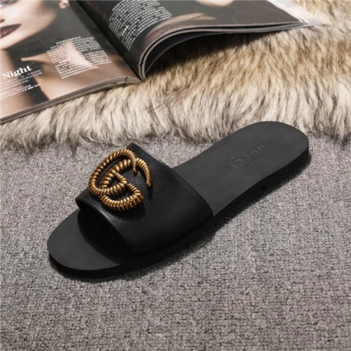 Replica Gucci Fashion Slippers For Women #502966 $60.00 USD for Wholesale