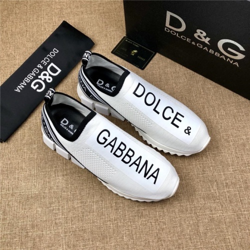 Replica Dolce & Gabbana D&G Casual Shoes For Women #505309 $76.00 USD for Wholesale