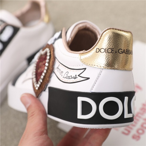 Replica Dolce & Gabbana D&G Casual Shoes For Women #508389 $90.00 USD for Wholesale