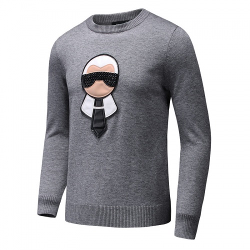 Fendi Sweaters Long Sleeved For Men #509148 $43.00 USD, Wholesale Replica Fendi Sweaters