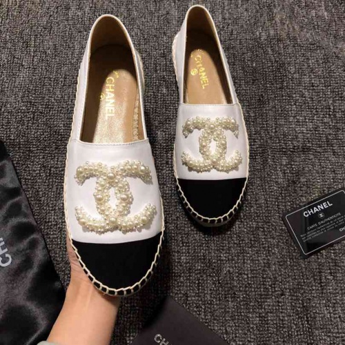 Chanel Flat Shoes For Women #510850 $80.00 USD, Wholesale Replica Chanel Flat Shoes