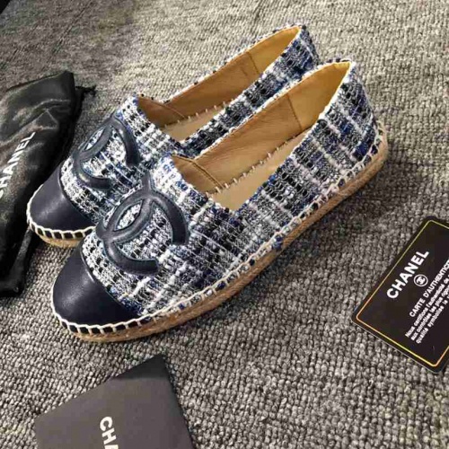 Replica Chanel Flat Shoes For Women #510851 $72.00 USD for Wholesale