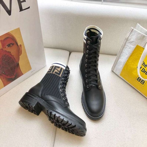 Fendi Fashion Boots For Women #526323 $98.00 USD, Wholesale Replica Fendi Fashion Boots