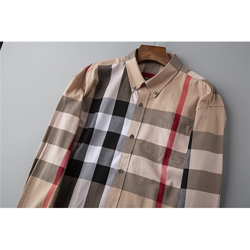 Replica Burberry Shirts Long Sleeved For Men #528752 $38.00 USD for Wholesale