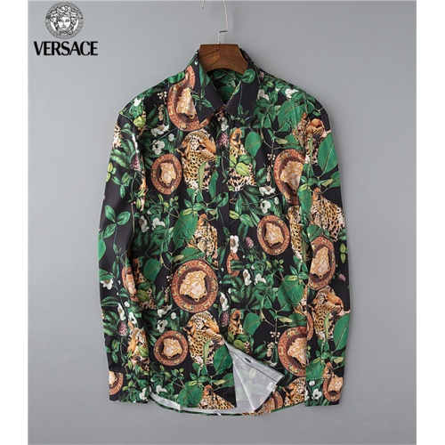 Versace Shirts Long Sleeved For Men #528774 $39.00 USD, Wholesale Replica Versace Shirts