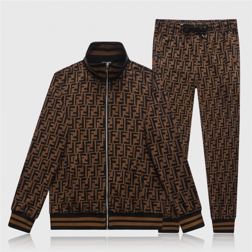 Fendi Tracksuits Long Sleeved For Men #529435 $86.00 USD, Wholesale Replica Fendi Tracksuits