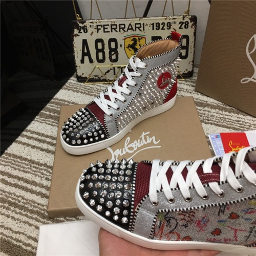 Replica Christian Louboutin High Tops Shoes For Men #533183 $96.00 USD for Wholesale