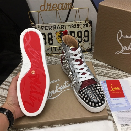 Replica Christian Louboutin High Tops Shoes For Men #533183 $96.00 USD for Wholesale