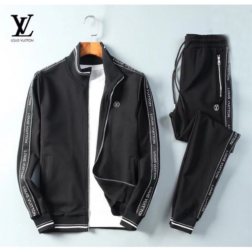 Louis Vuitton LV Tracksuits Long Sleeved For Men #537577 $98.00 USD, Wholesale Replica Louis Vuitton LV Tracksuits