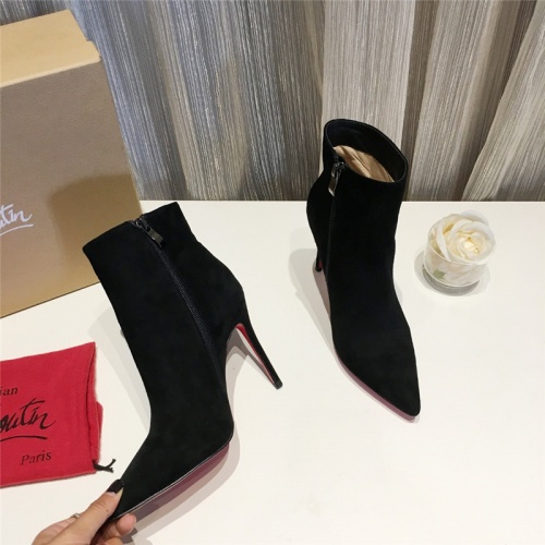 Replica Christian Louboutin Boots For Women #538837 $88.00 USD for Wholesale