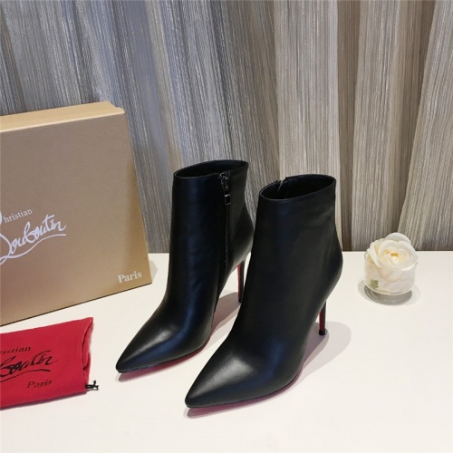 Replica Christian Louboutin Boots For Women #538842 $96.00 USD for Wholesale