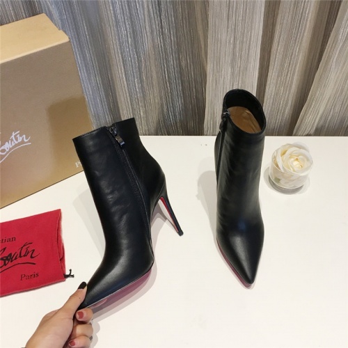 Replica Christian Louboutin Boots For Women #538842 $96.00 USD for Wholesale